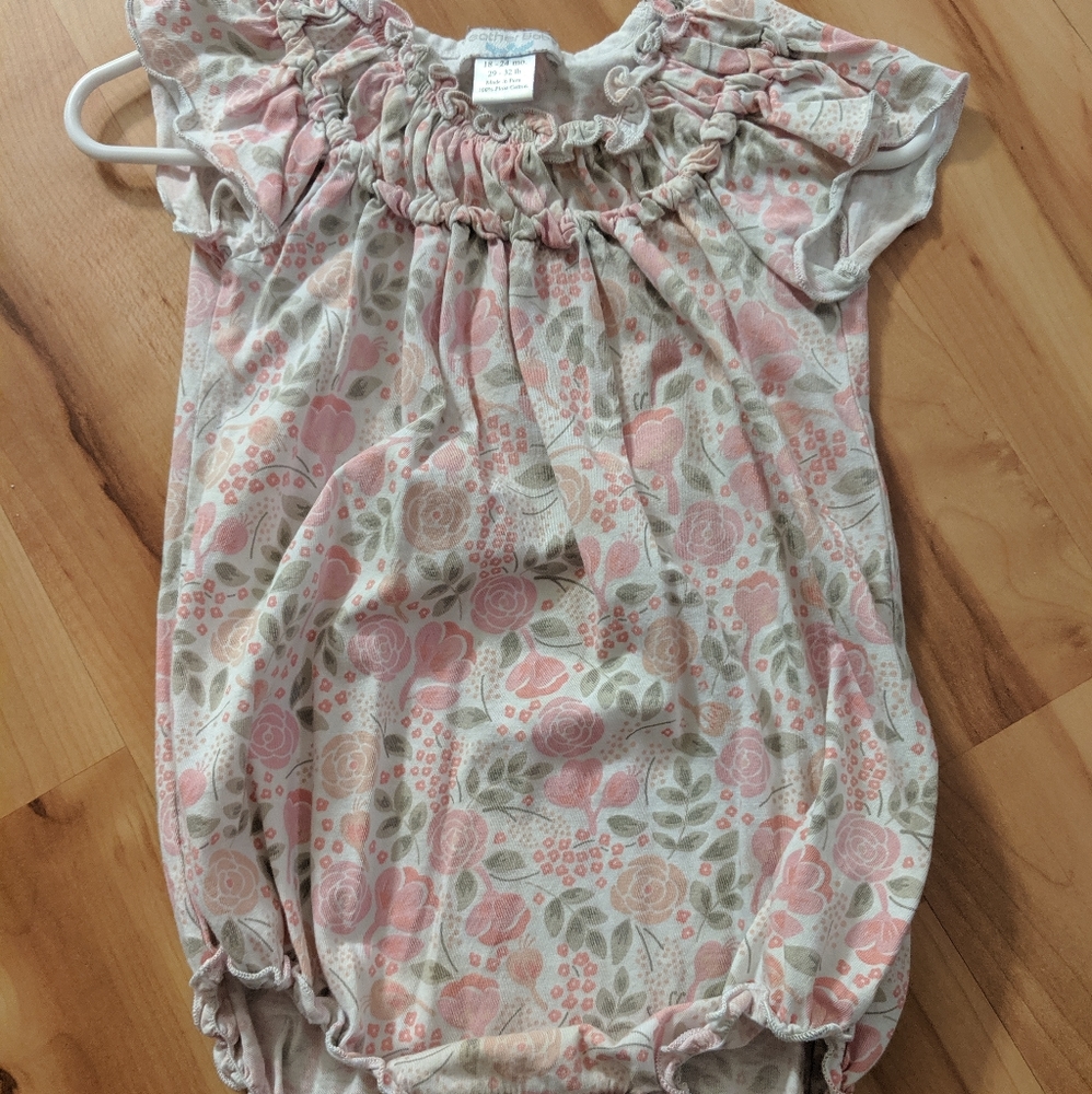 Feather Baby onesie shirt